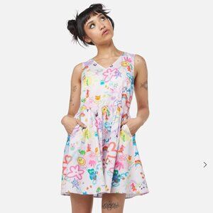 Dangerfield Size 20 "Zero Concentration" Mini Dress with Pockets Plus Size Alt